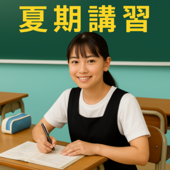 夏期講習会、今からでも間に合います