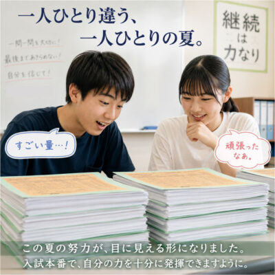 一人ひとり違う、一人ひとりの夏。